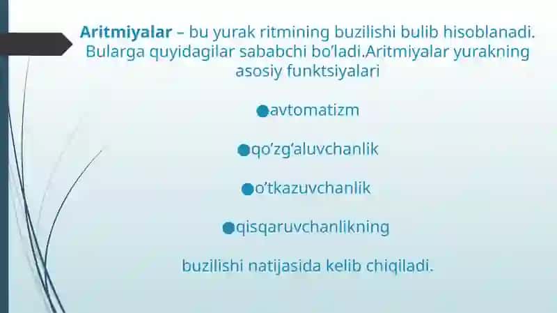Yurak aritmiyalari 2
