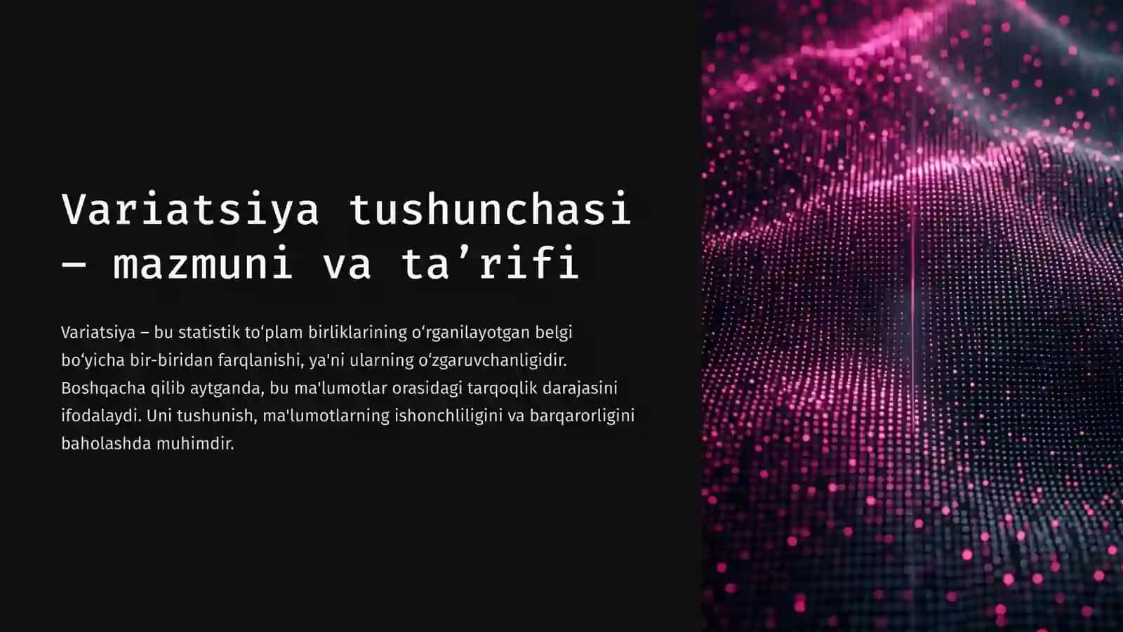Variatsiya va dispersion tahlili 2
