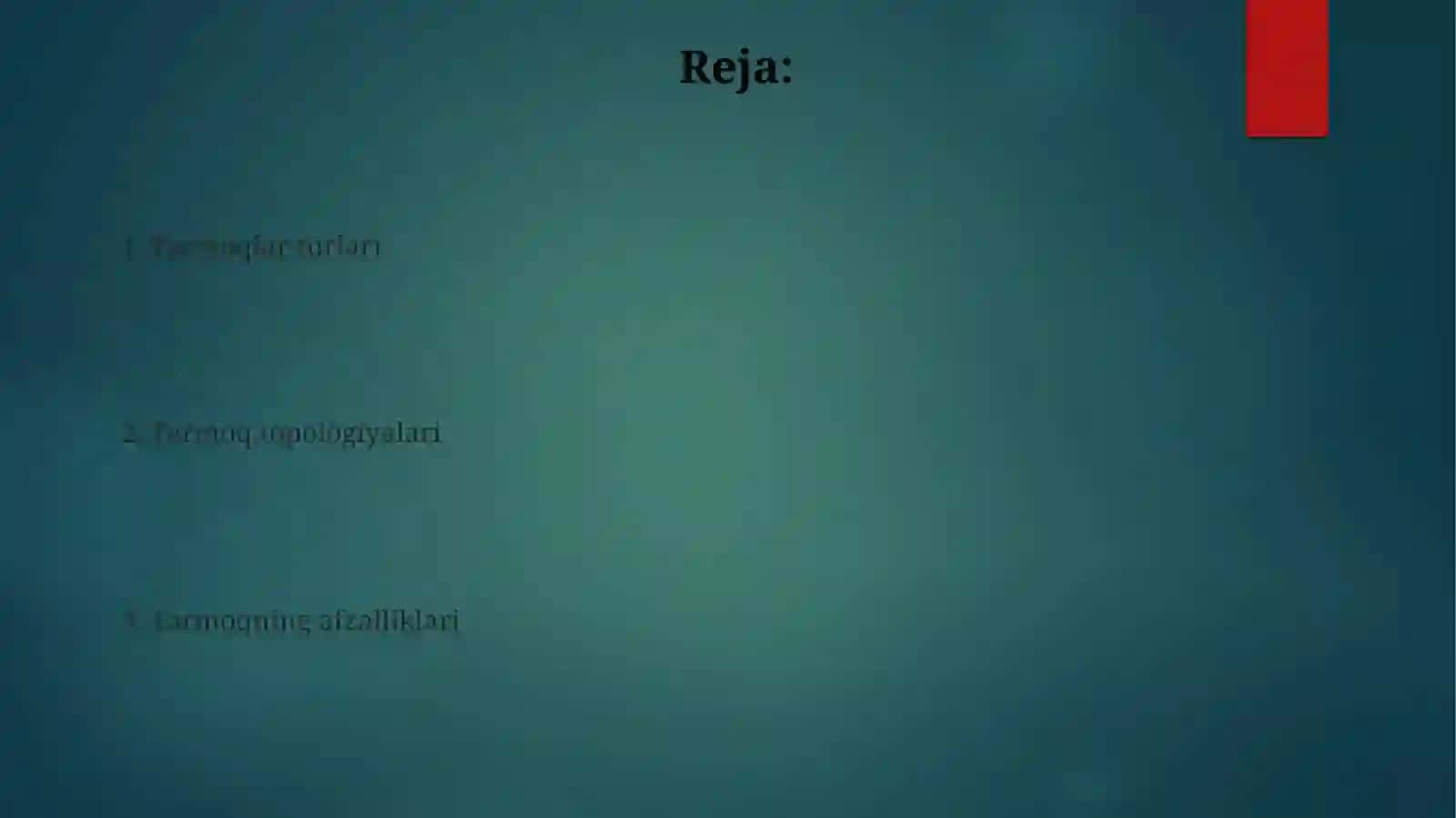 Tarmoqlarni Tuzish Va Tarmoq Topologiyalari 2