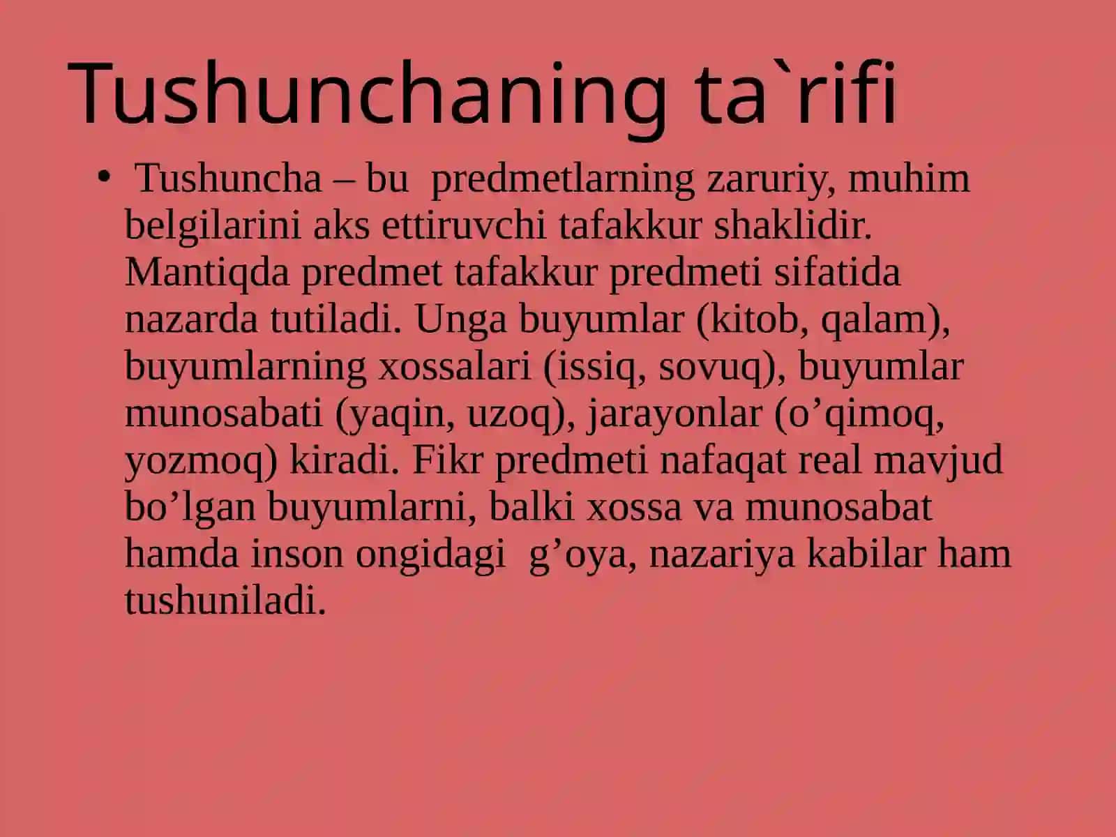 Tushunchalarnibo’lishningmaqsadi va tuzilishi 2