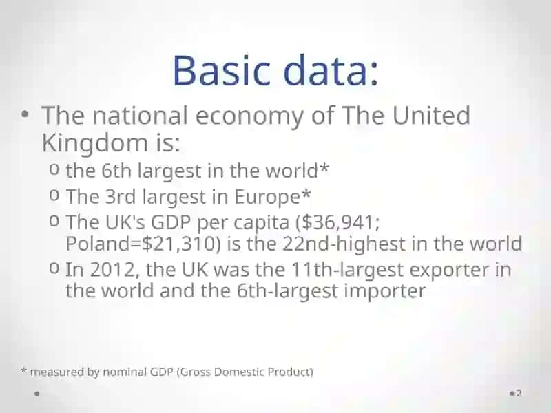 ECONOMY OF THE UNITED KINGDOM 2