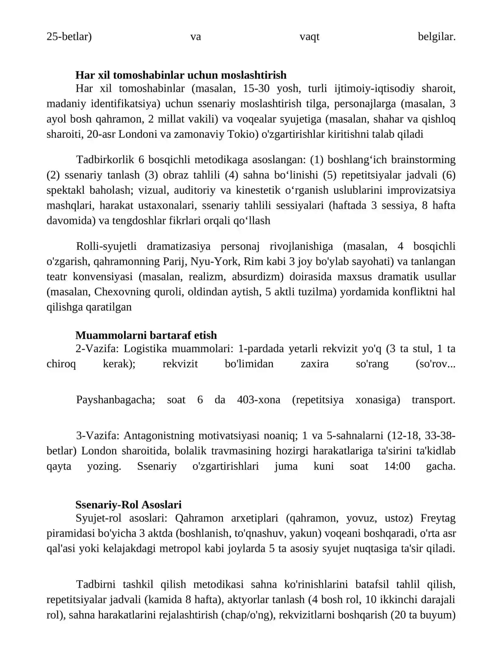 Tadbirlarni tashkil etish strategiyalari 2