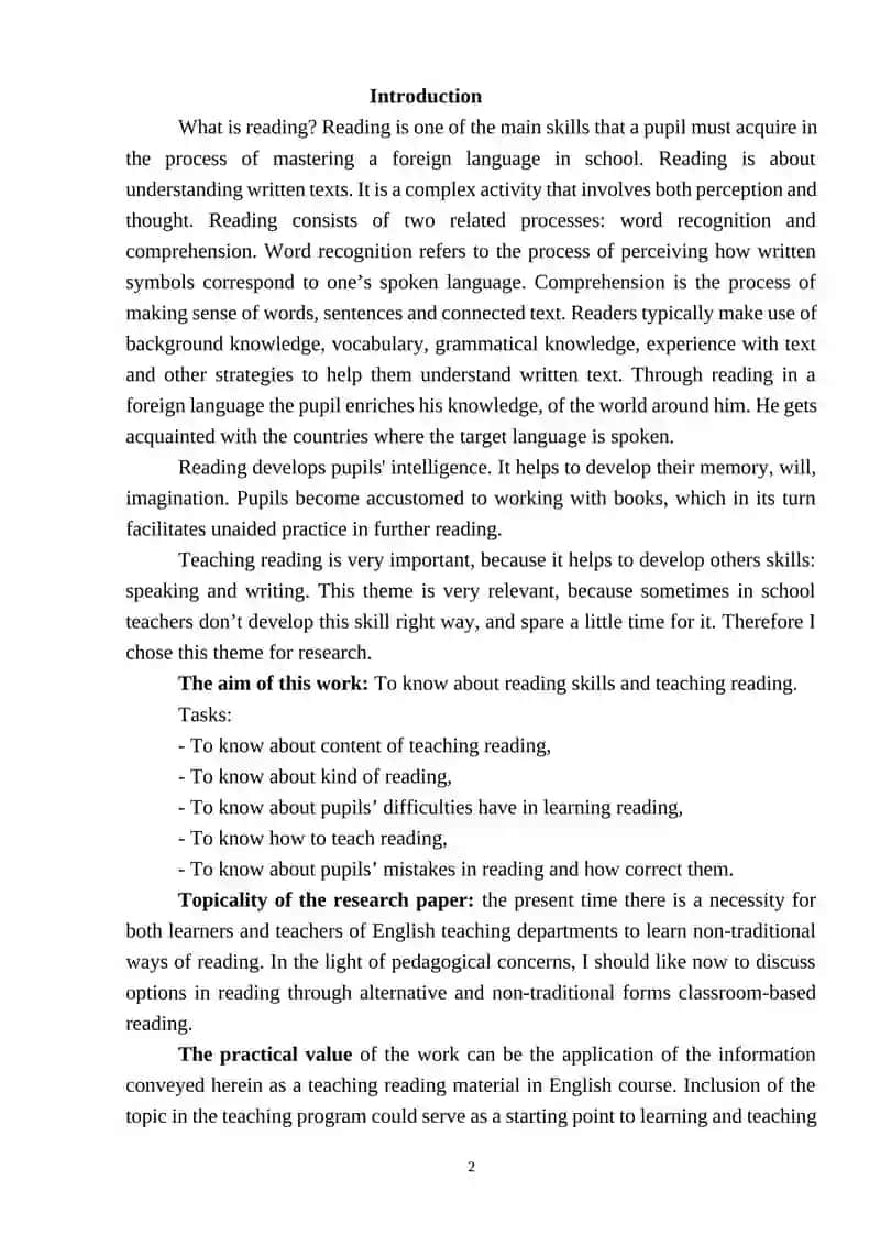 STUDENT’S AWARENESS OF READING STRATEGIES 2