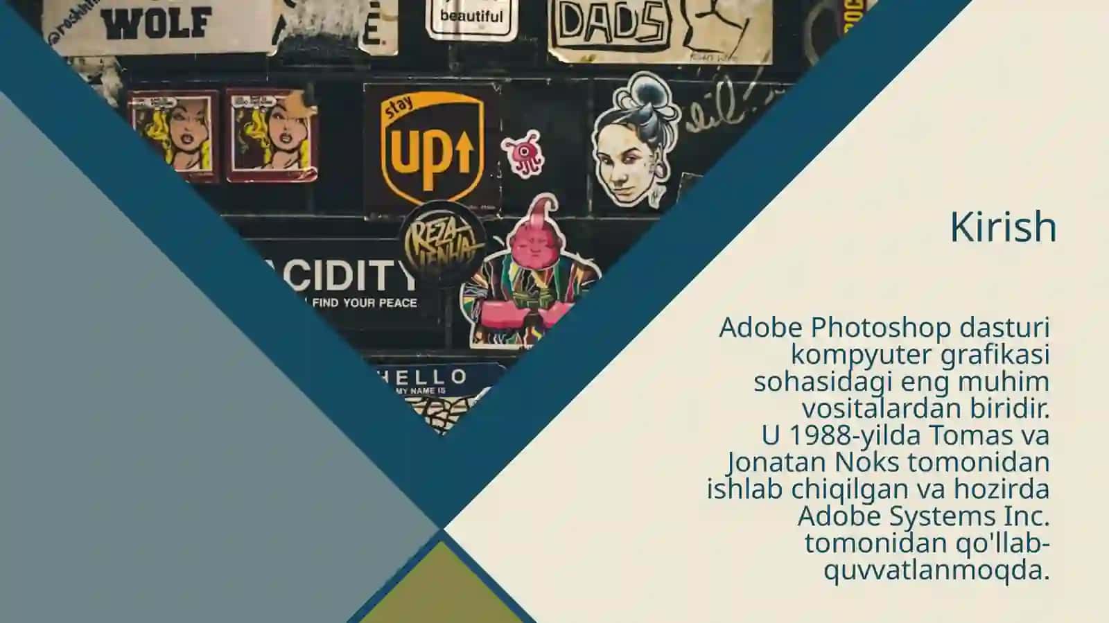 Adobe Photoshop dasturida 2D rasmlar chizish 2