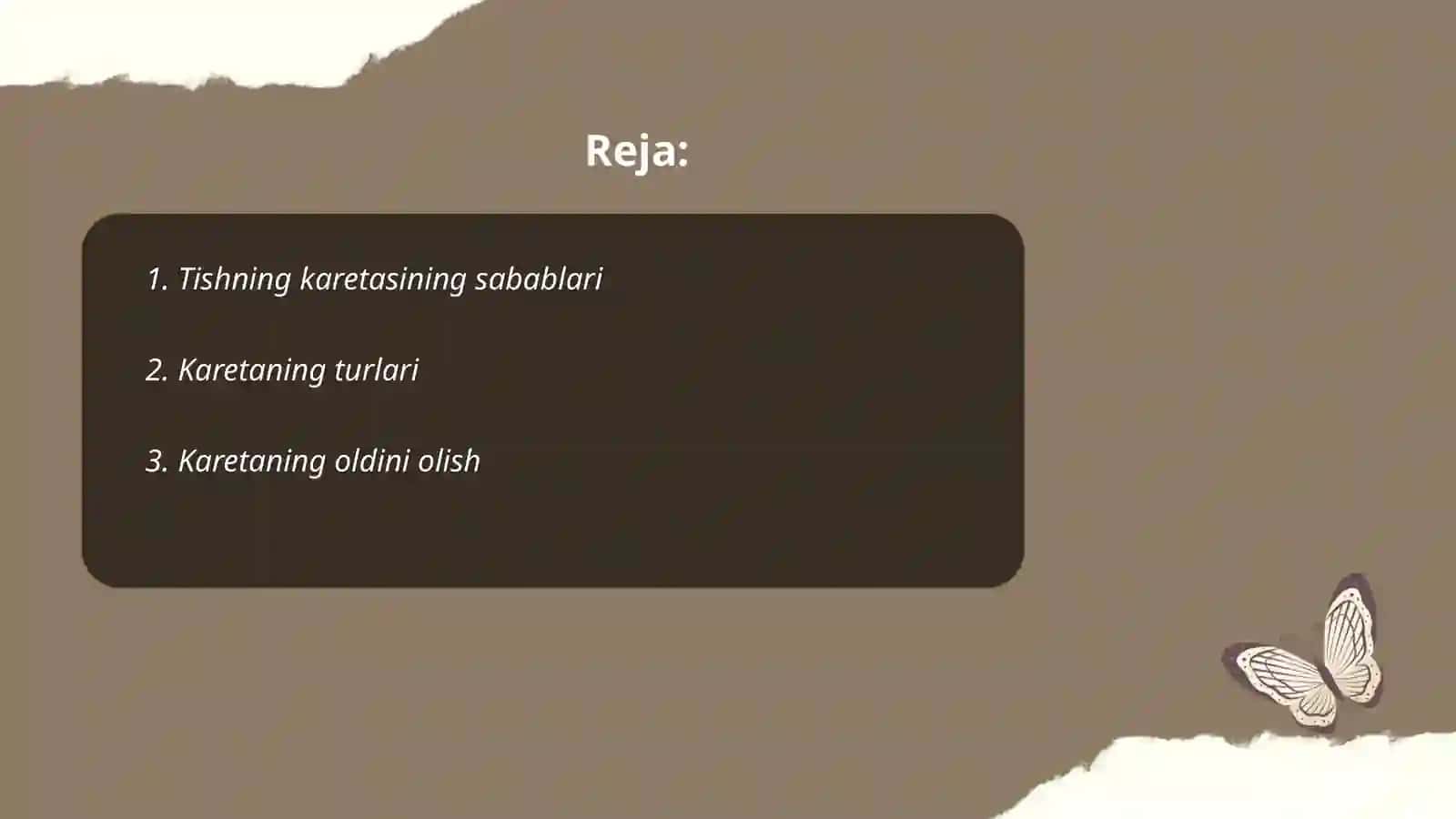Tishning karesi 2