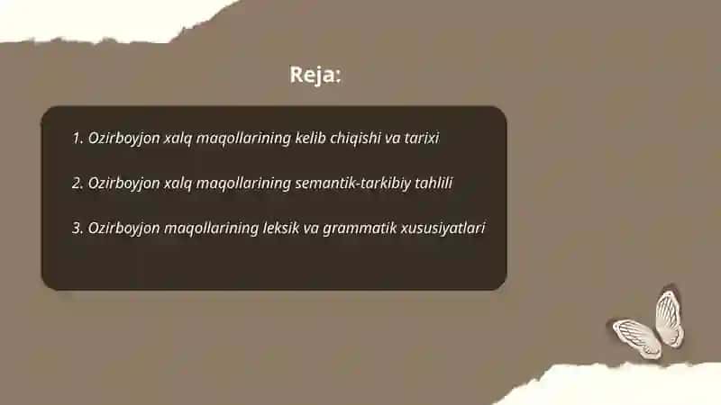 Ozirboyjonning xalq maqollari 2