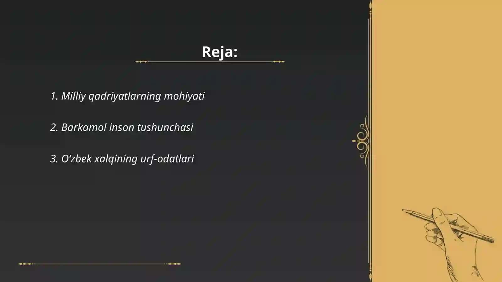 Milliy qadriyatlarning barkamol insonni tarbiyalashdagi ahamiyati 2