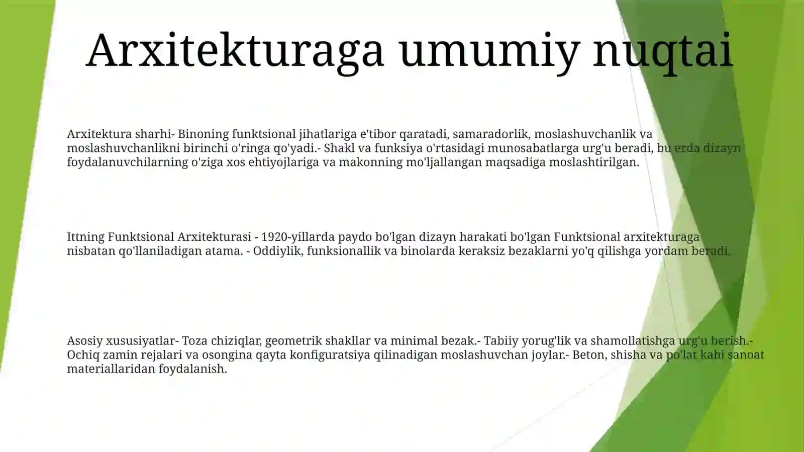 Ittning Funktsional Arxitekturasi 2