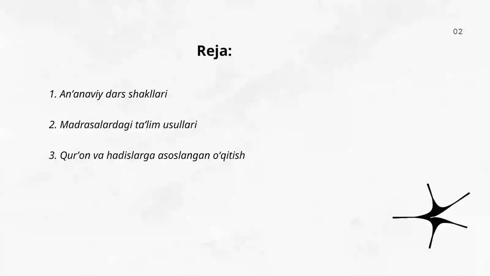 An’anaviy dars shakllari 2