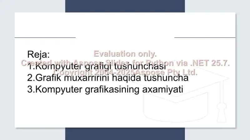 "Grafik axborotlarni kiritish qurilmalari, tahrirlash va chop etish" 2