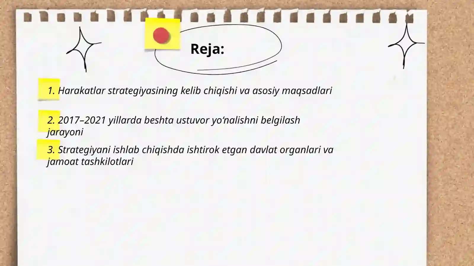 Harakatlar strategiyasi 2