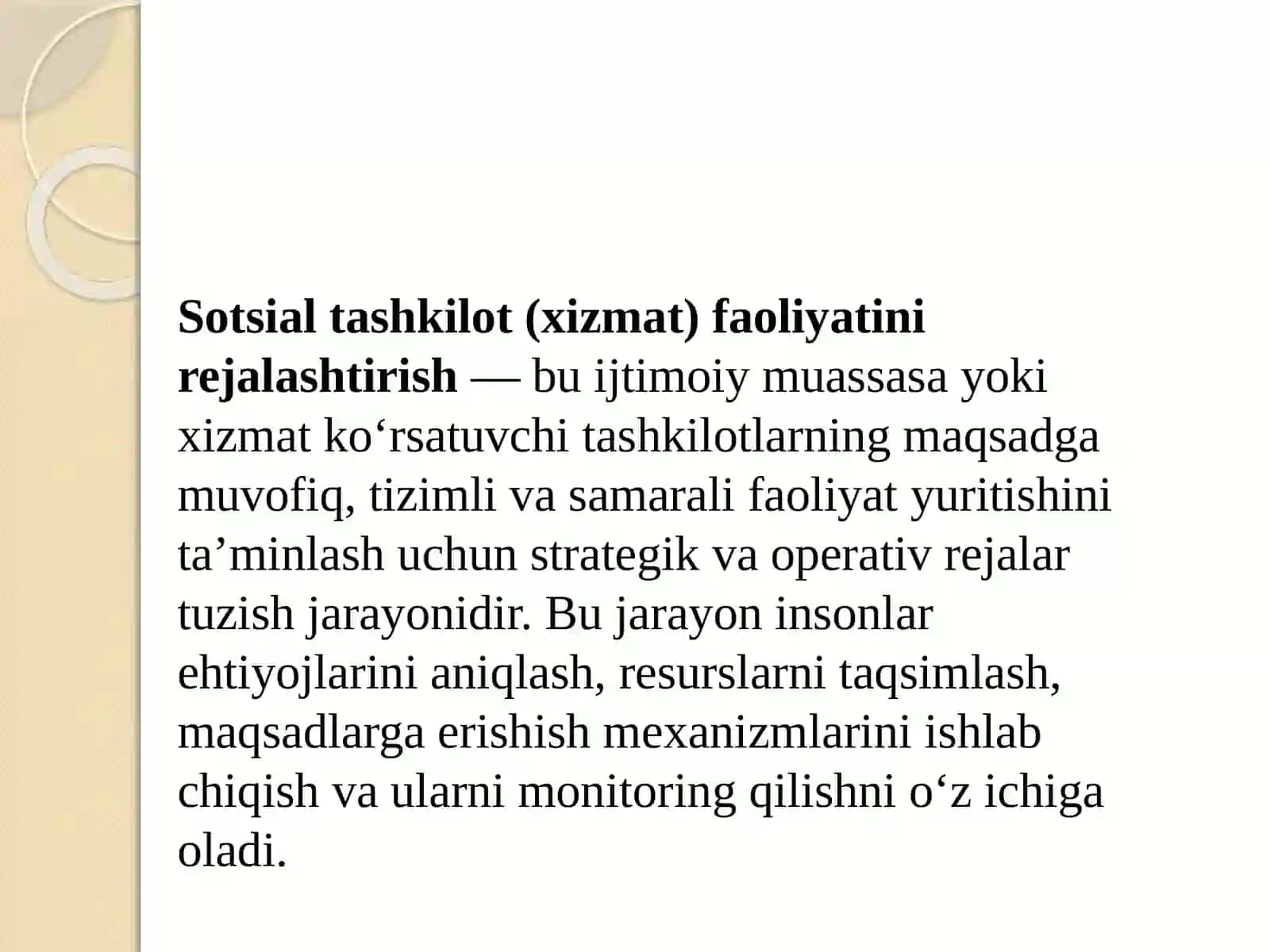 Sotsial tashkilot (xizmat) faoliyati 2