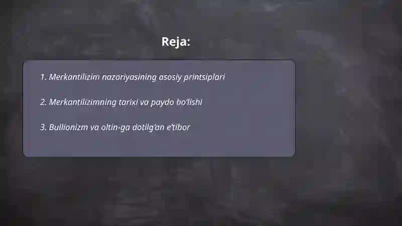 Merkantilizm 2