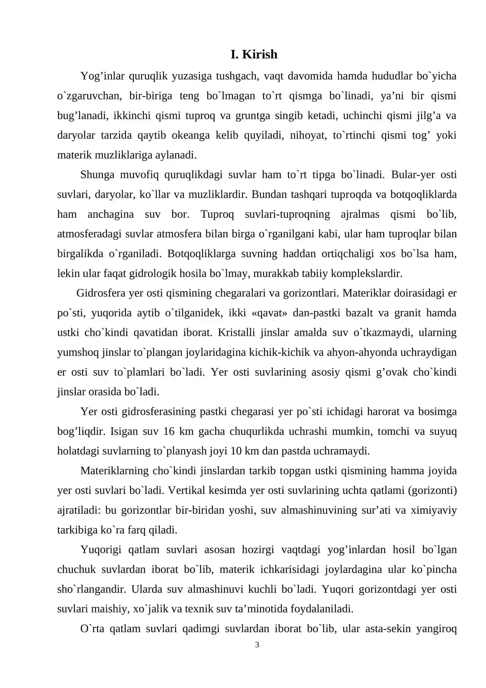 OQAR SUVLAR VA ULARNING GEOGRAFIK ISHI 2