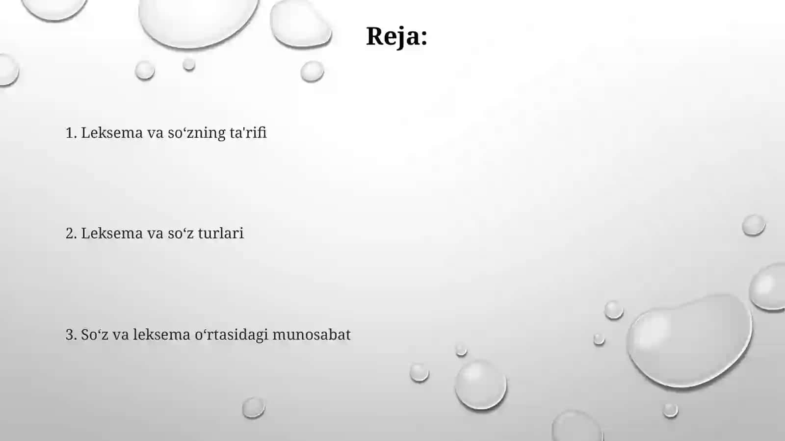 Leksema va soz munosabati 2