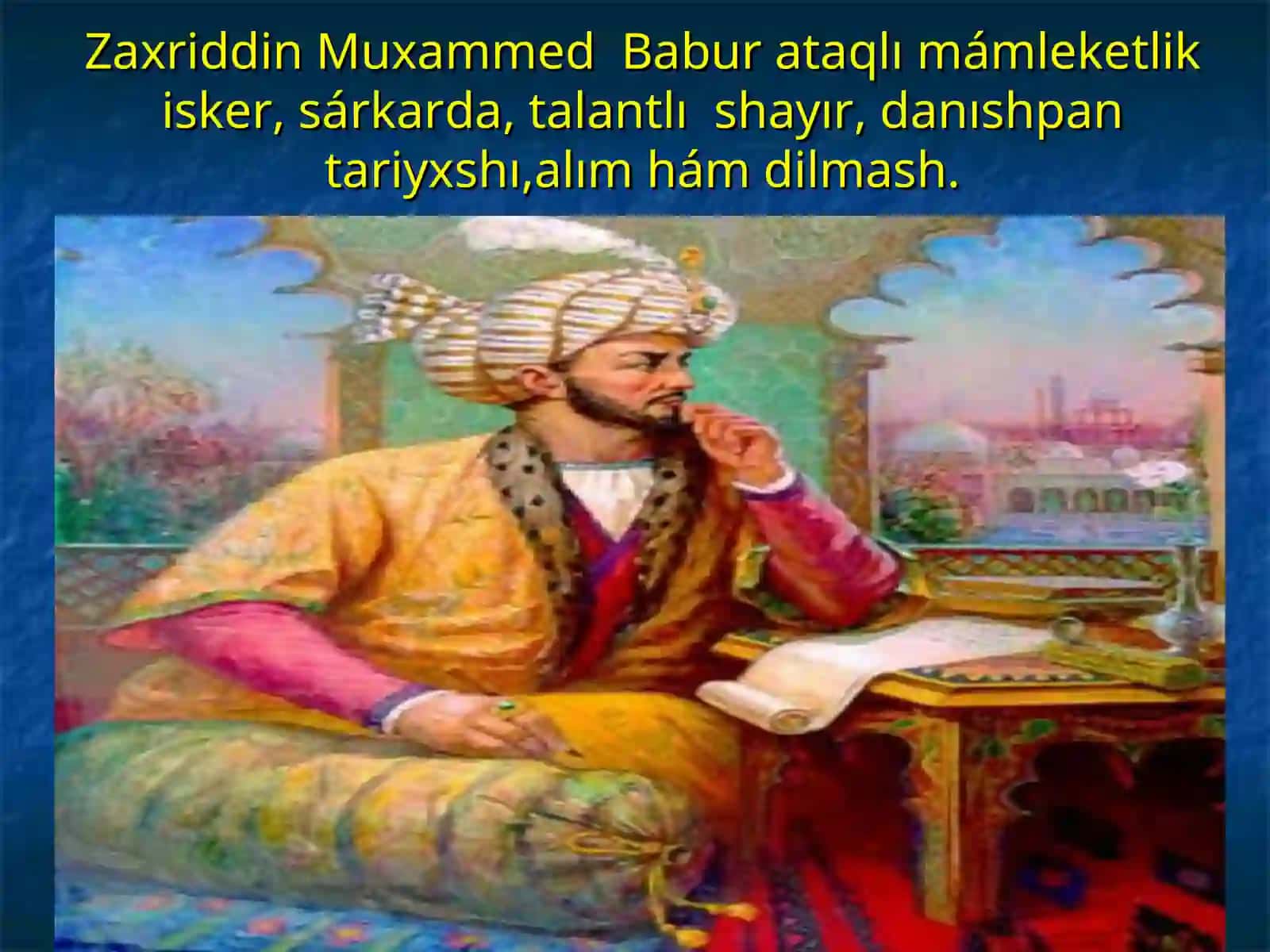 Baburnama Prezentatsiya 2