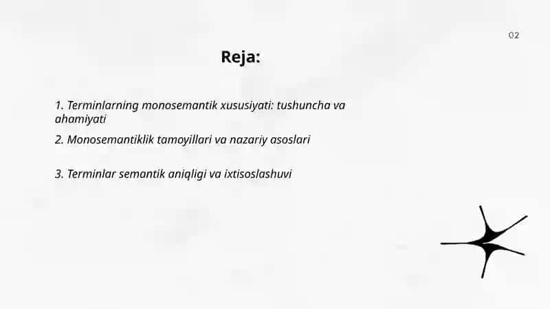 Terminlarning monosemantik xarakteri 2