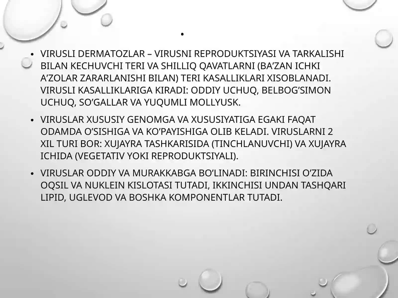 parazitlar va virusli teri kasalliklari 2