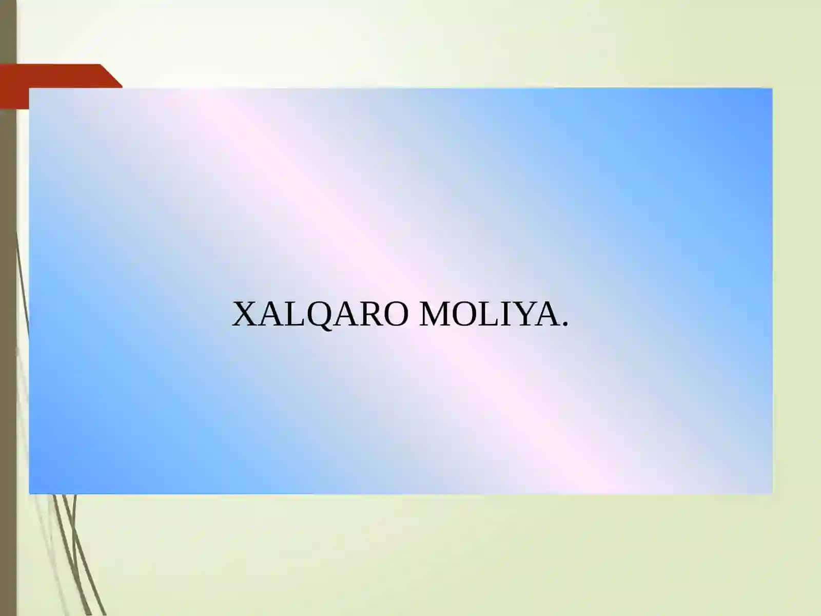 ХALQARO MOLIYA 2