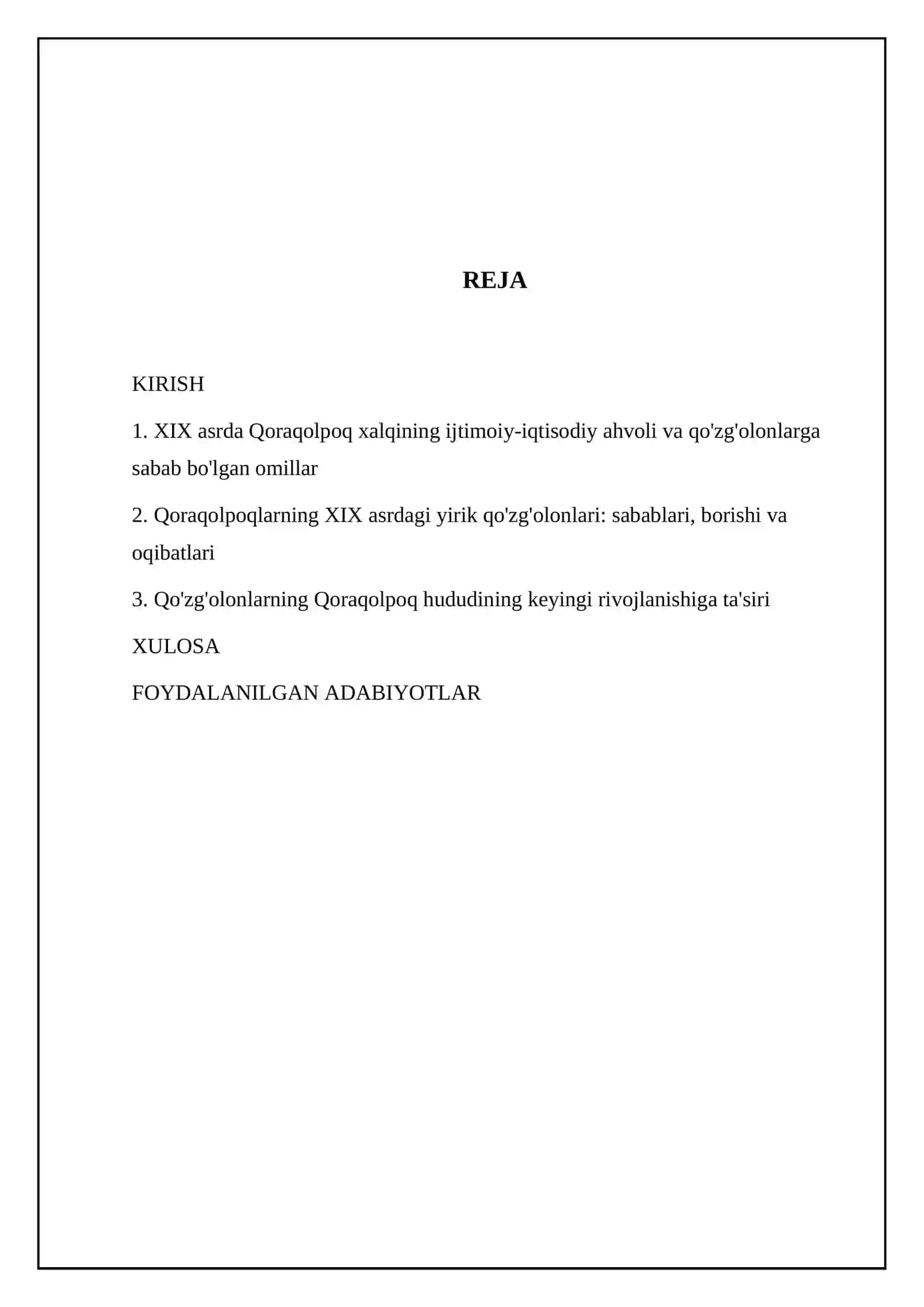 Qoraqolpoqlarning XIX ásrdagi qozgalonlari 2