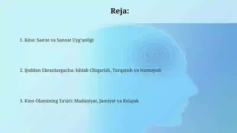 Kino tarixi va rivojlanishi 2