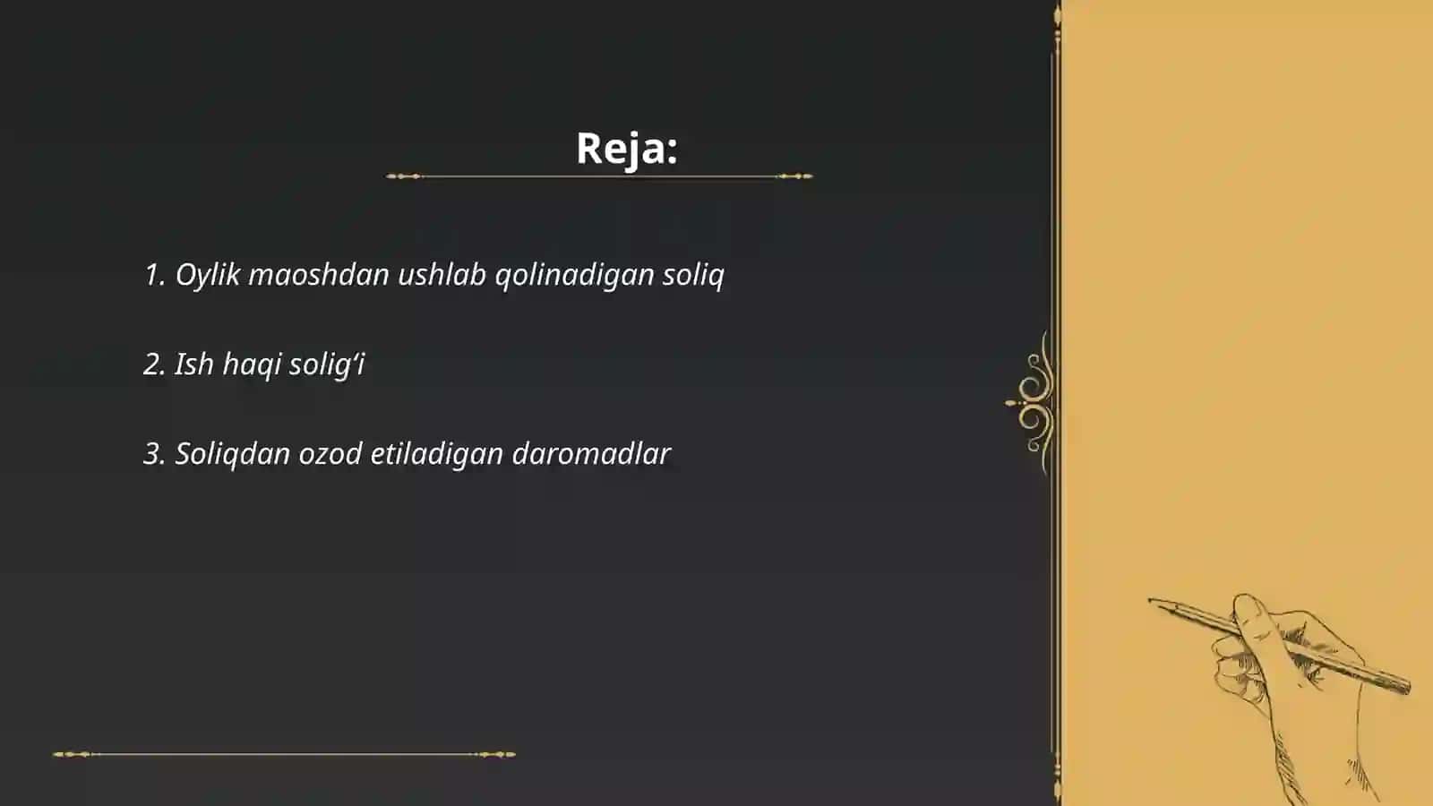 Aylanmadan olinadigan soliq 2