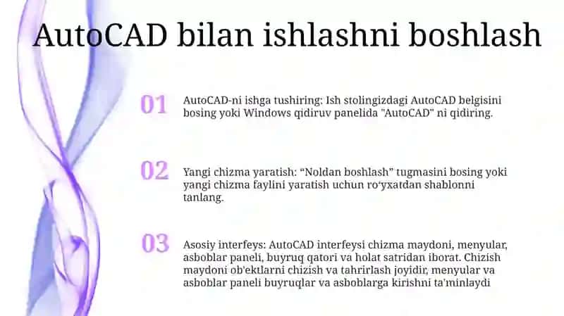 Autocad Dasturini 0 Dan O'Rganish 2