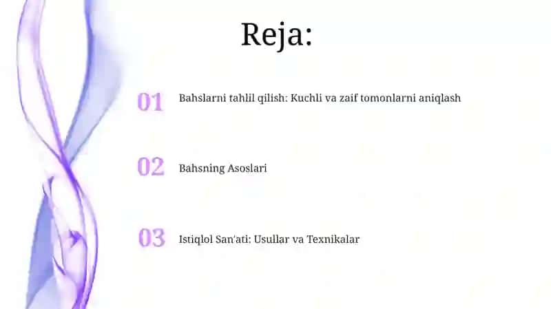 Hujjat tili va usuli 2
