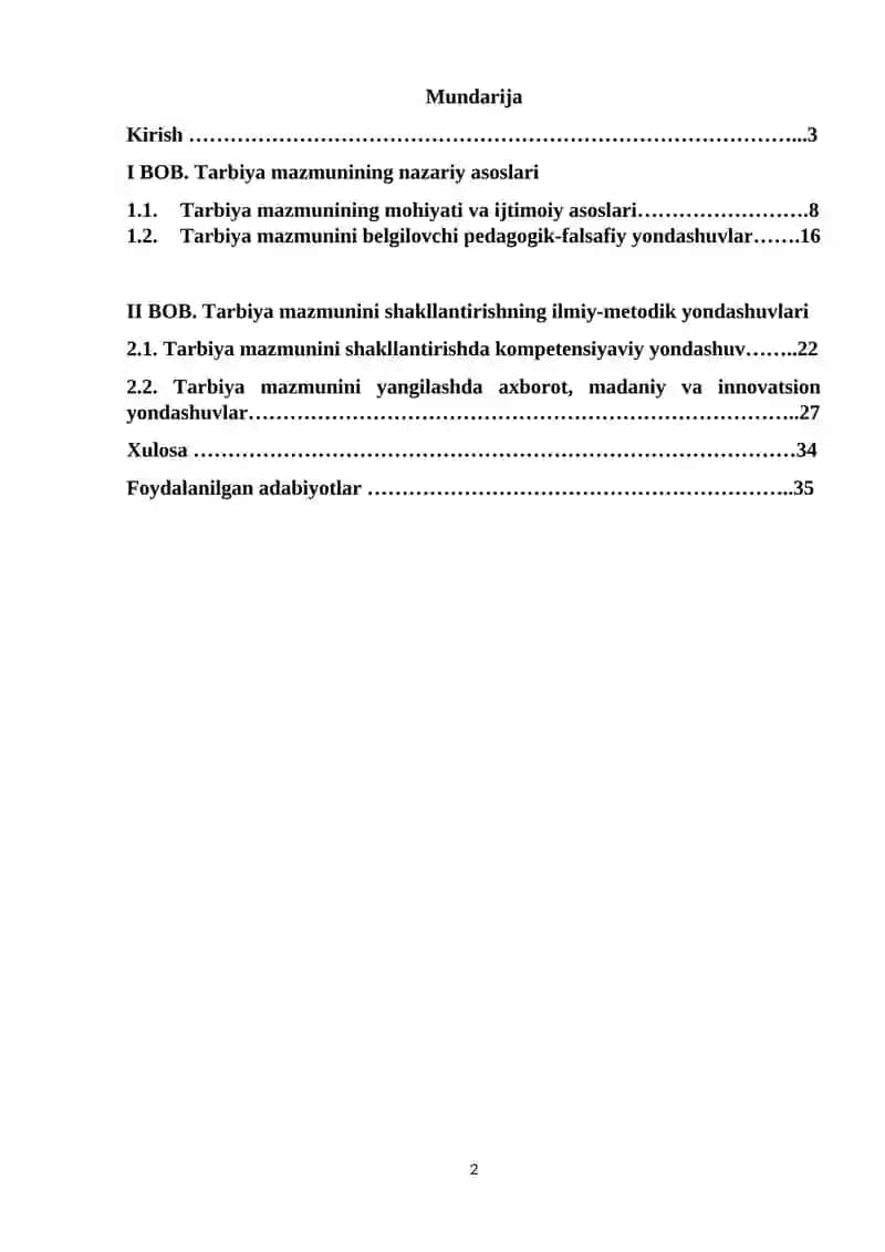 Kurs ishi mavzusining dolzarbligi 2