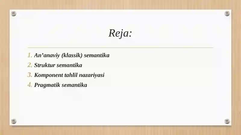 Sematikaga nazariy qarashlar 2