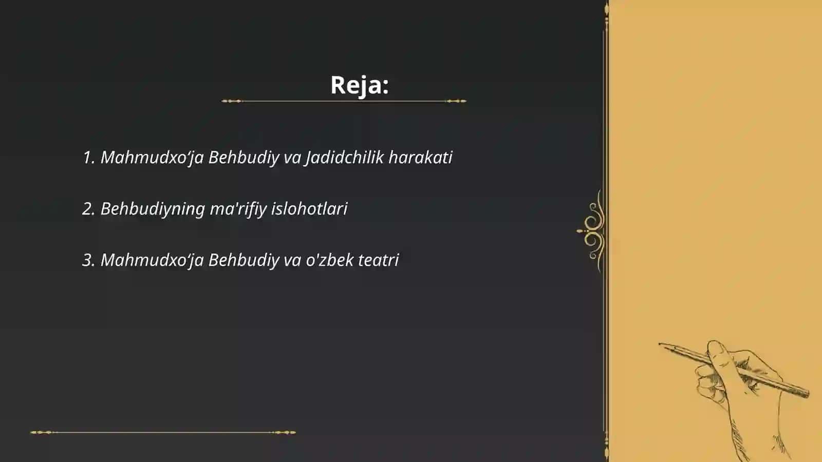 Mahmudxoʻja Behbudiy va Jadidchilik harakati 2