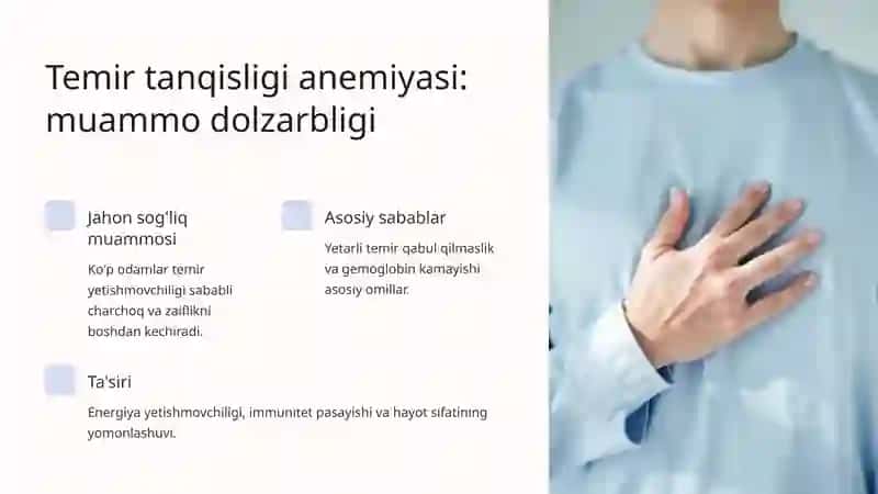 Temir tanqisligi anemiyasi: muammo dolzarbligi 2