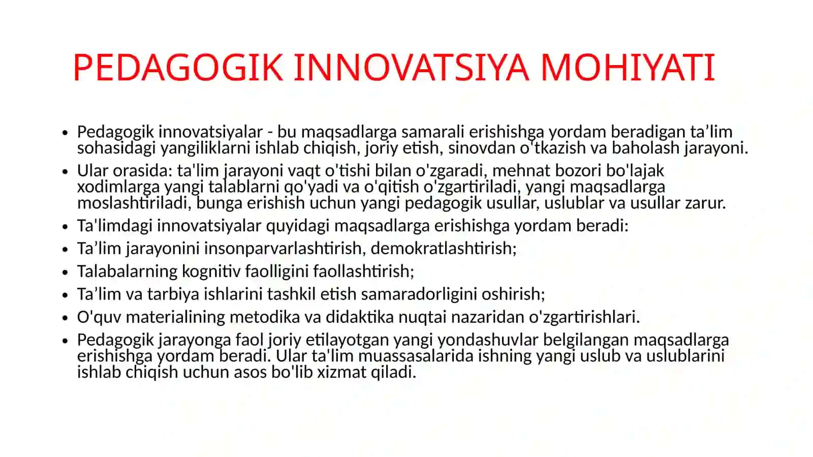 TA’LIMDA INOVATSION METODLAR 2