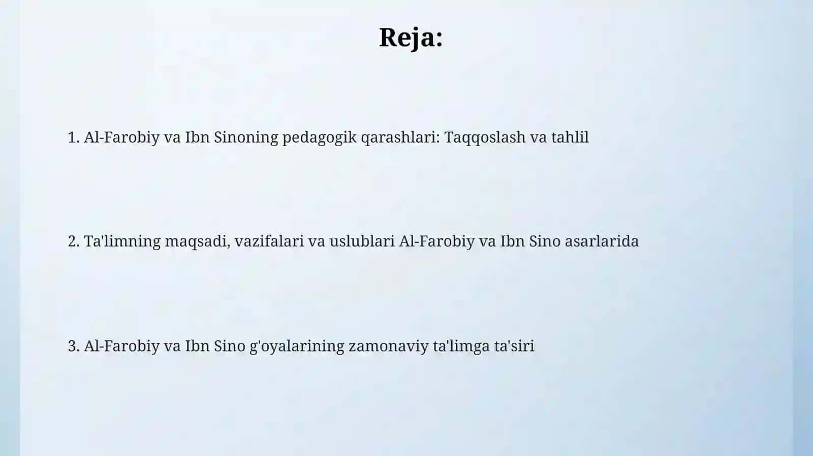 Abu Nasr Farobiyning pedagogik gʻoyalari 2
