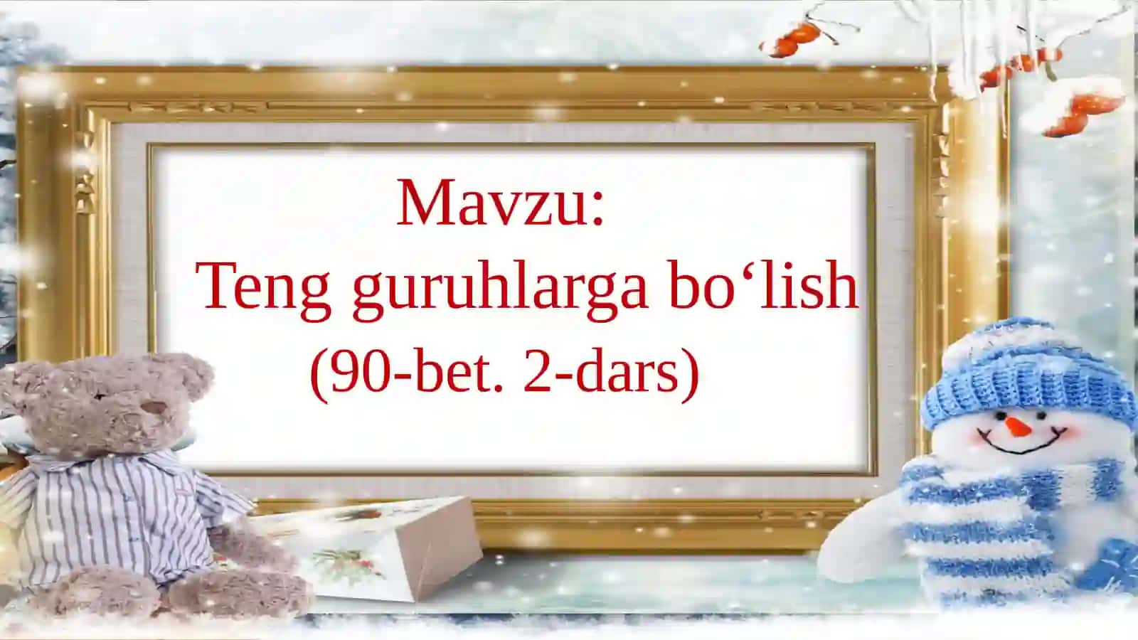 Tengguruhlargabo‘lish(90-bet. 2-dars) 2
