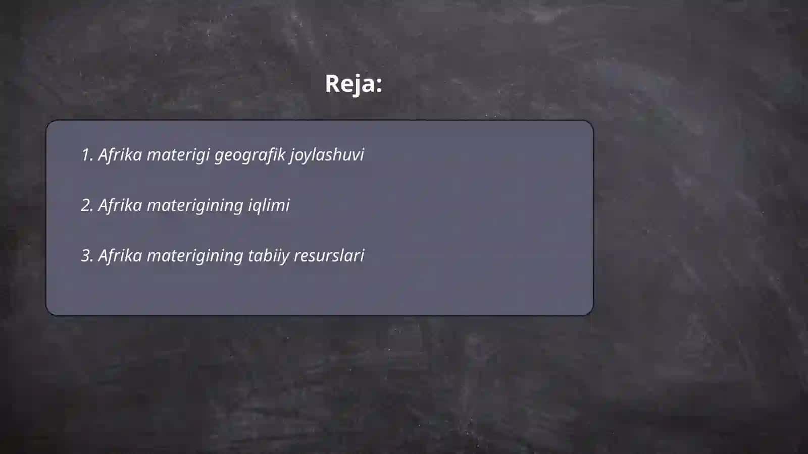 Afrika Materigi 2