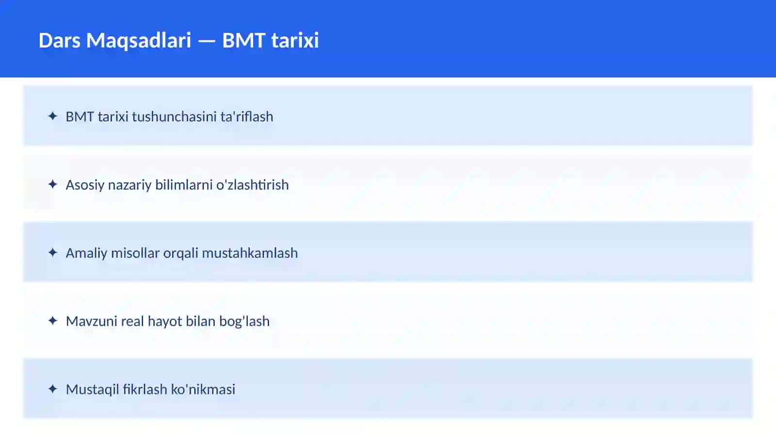 TARIX Dekolonizatsiya O'qituvchilar va talabalar uchun dars ishlanma 2