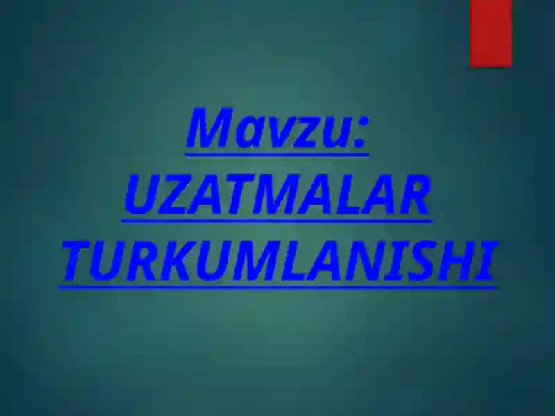 ADXAMNINGNING ROBOTOTEXNIKA FANIDANTAQDIMOTI 2
