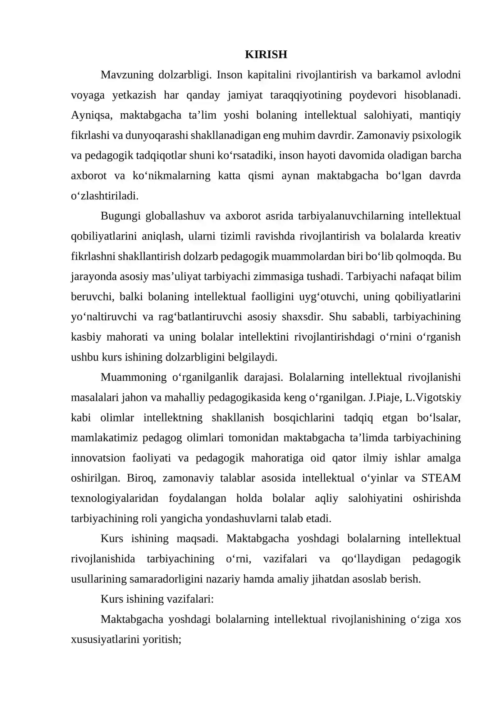 TARBIYALANUVCHILARNING INTELLEKTUAL RIVOJLANISHIDA TARBIYACHINING ROLI 2