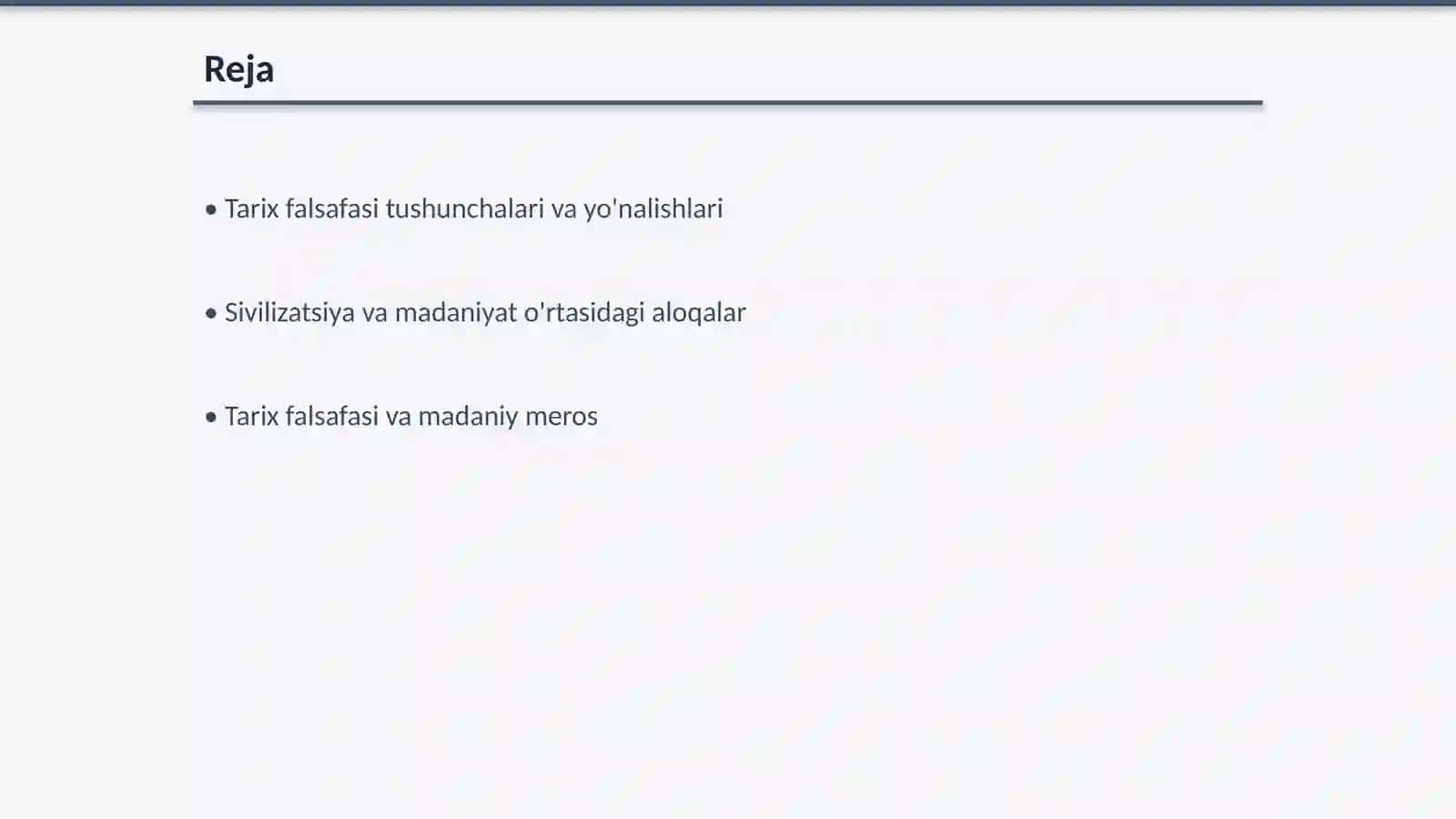 Tarix falsafasi.Sivilizatsiya va Madaniyat 2