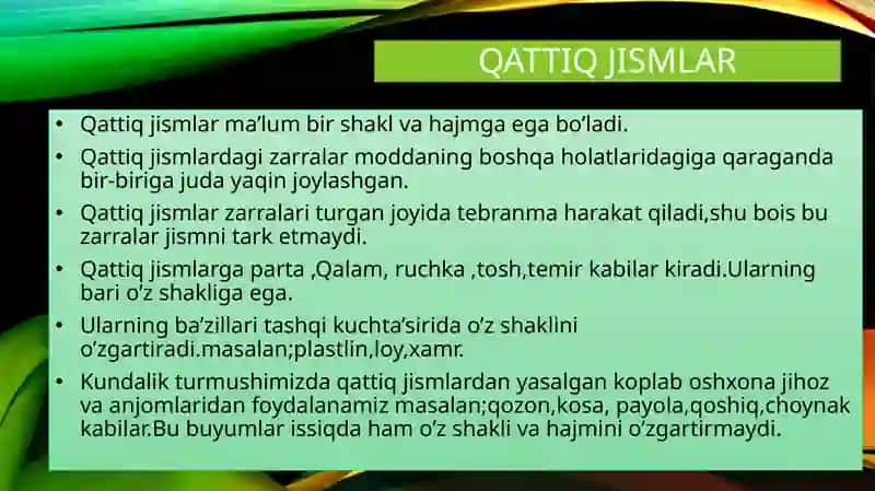 Qattiqjismlar 2