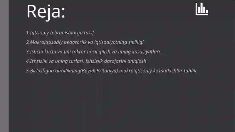 Iqtisodiy tebranishlar va ishsizlik 2