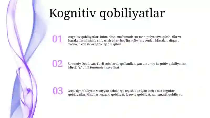 Umumiy Va Xususiy Qobiliyat 2