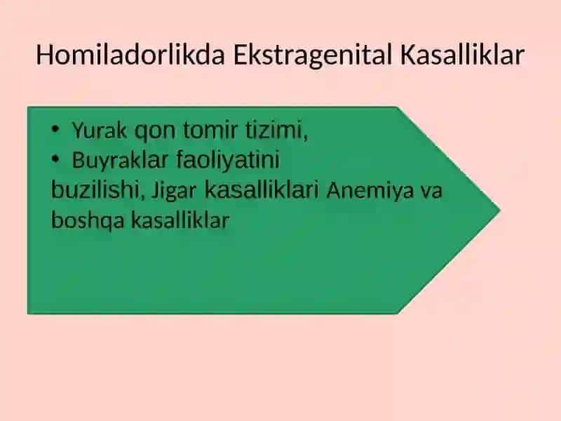 Homiladorlikda Ekstragenital Kasalliklar 2