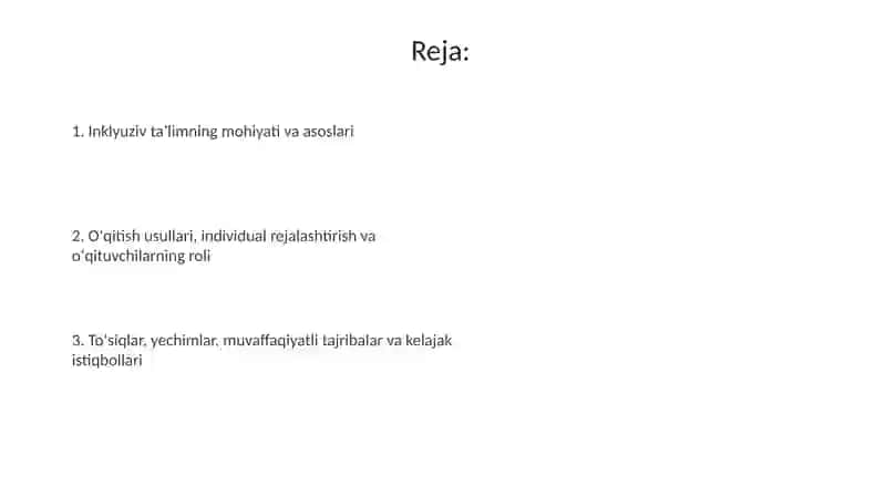 Inklyuziv Ta'limning Mohiyati va Asoslari 2