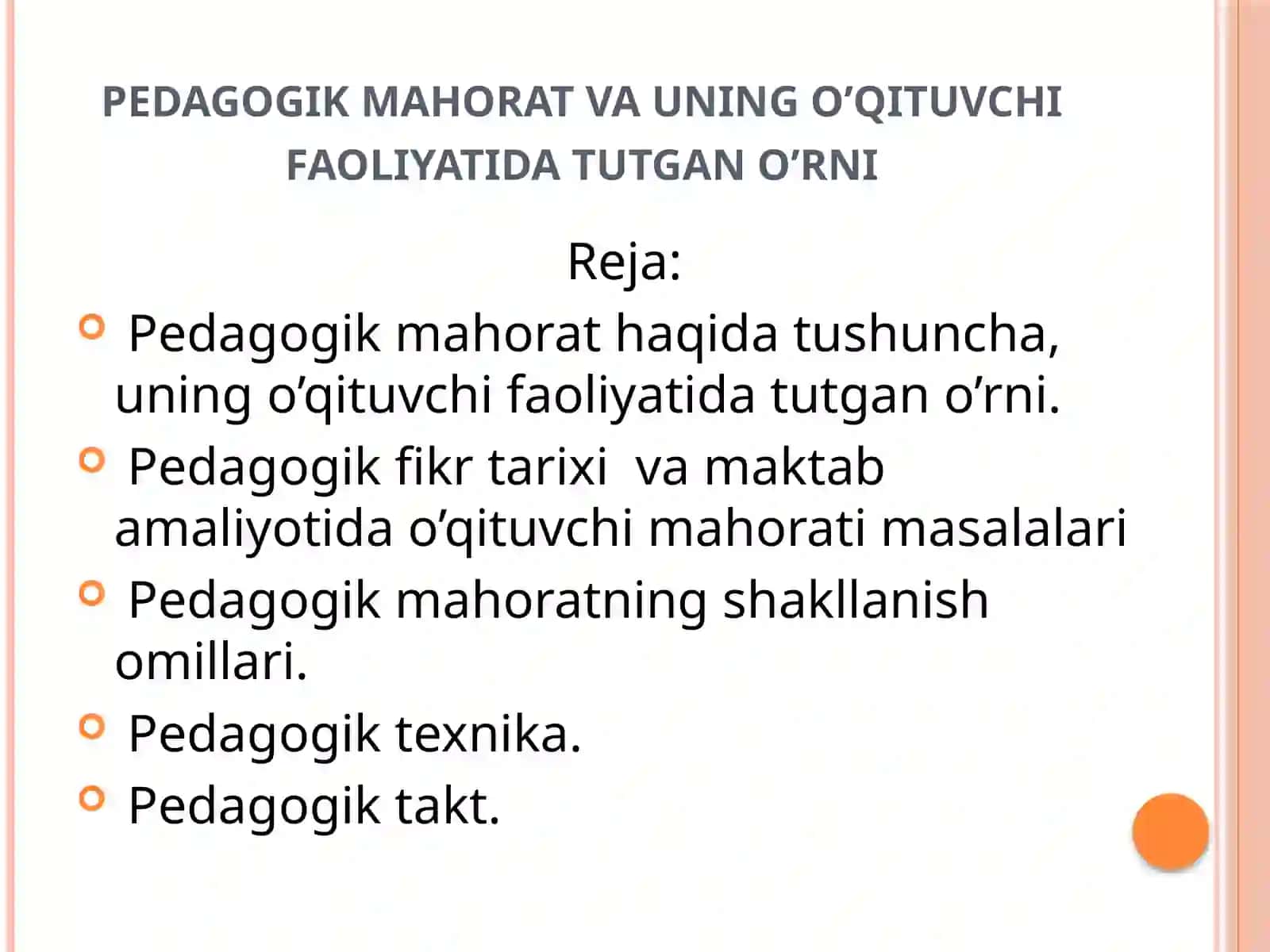 Pedagogik mahorat 2