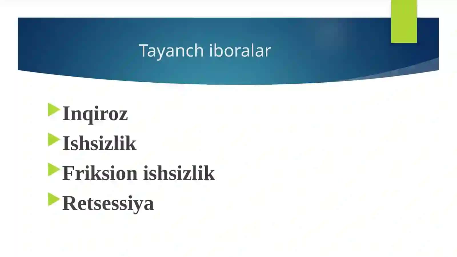 Iqtisodiytebranishlar,ishsizlik 2