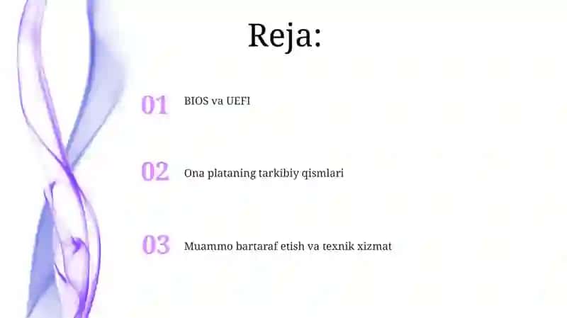 Ona plataning tarkibiy qismlari 2