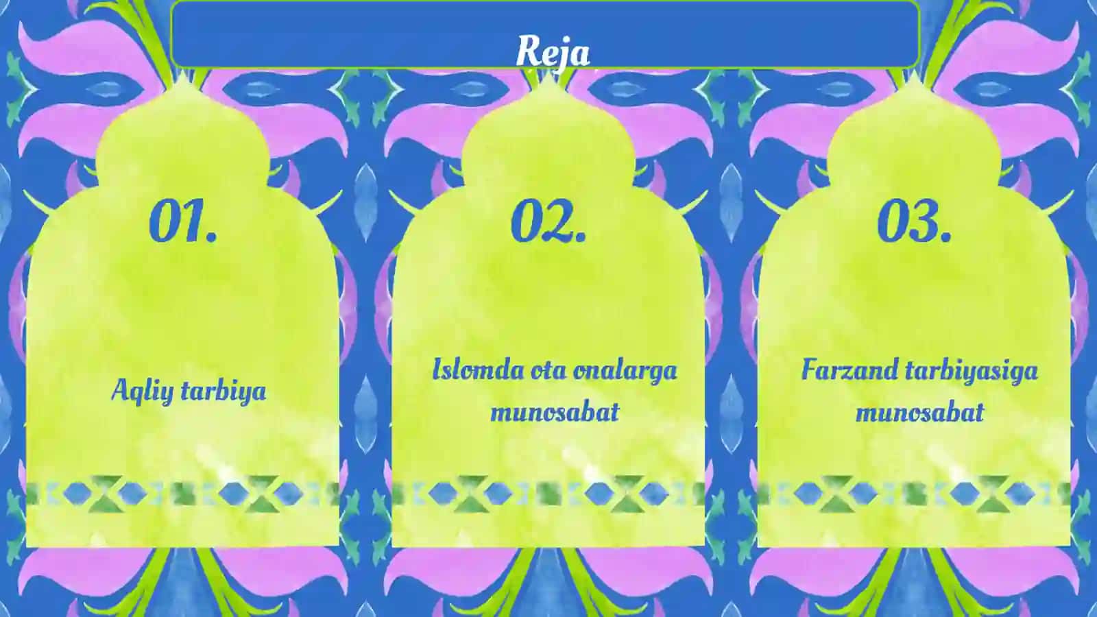 Islom dinida farzand tarbiyasi oʻrni 2