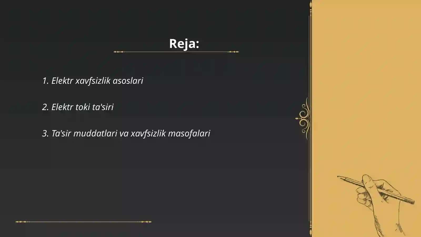 Elektr xavfsizlik choralari 2